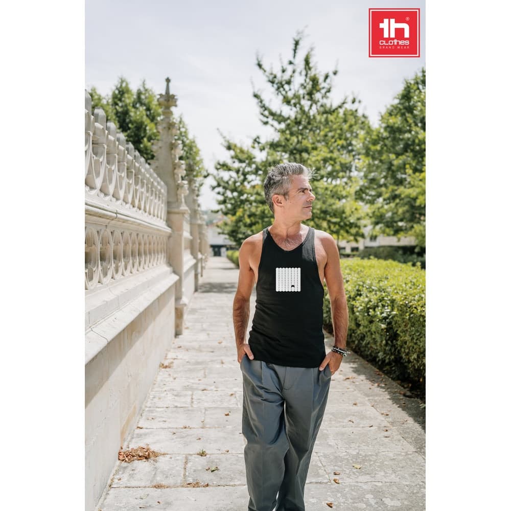 THC IBIZA. T-shirt de manga cava para homem