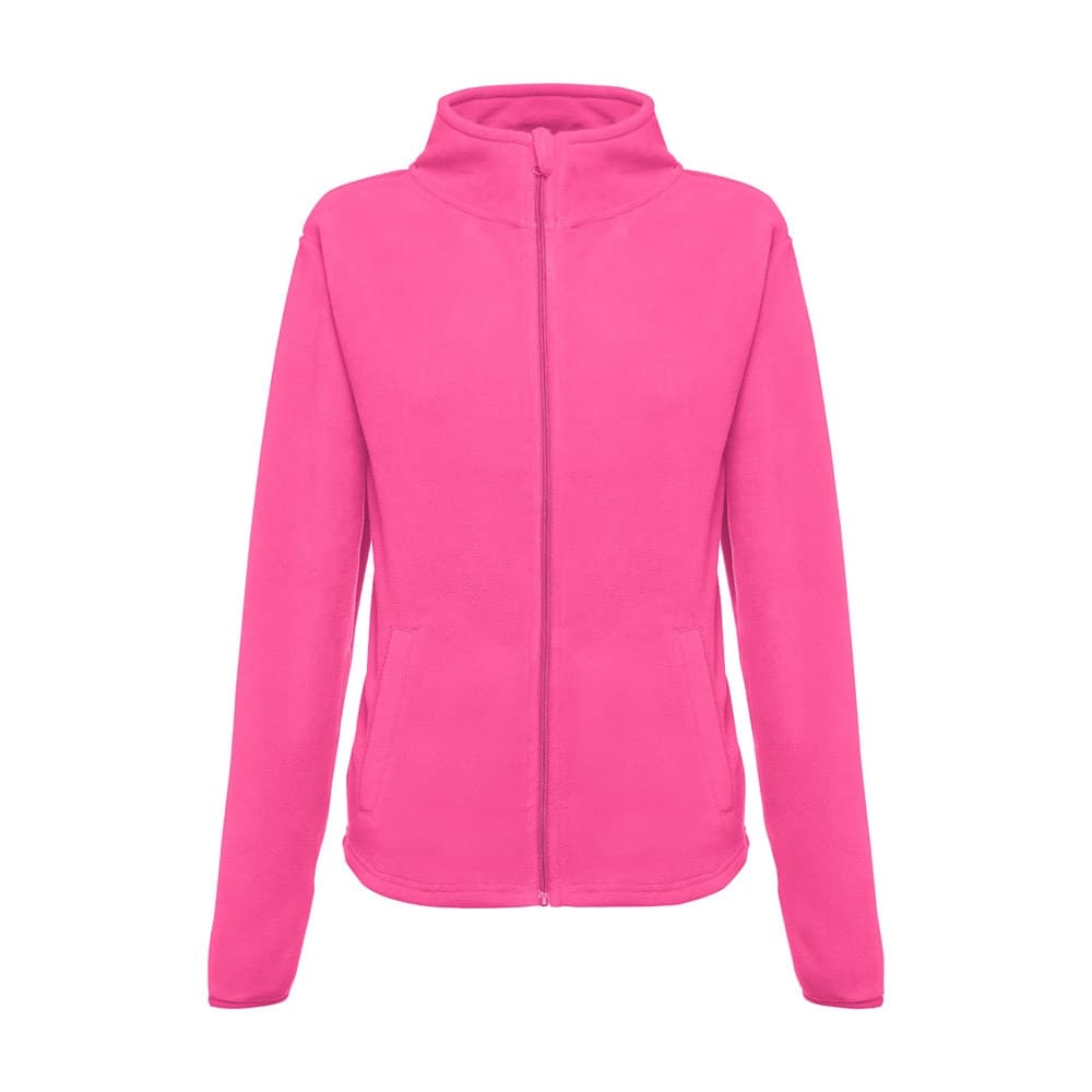 THC HELSINKI WOMEN. Casaco polar cintado para senhora em poliéster — Rosa