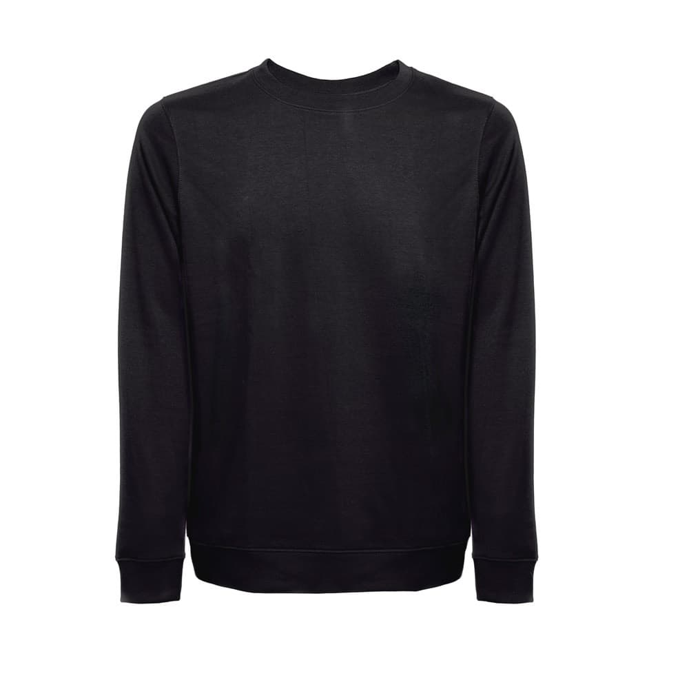 THC COLOMBO. Sweatshirt (unissexo) em felpa italiana sem carda — Preto