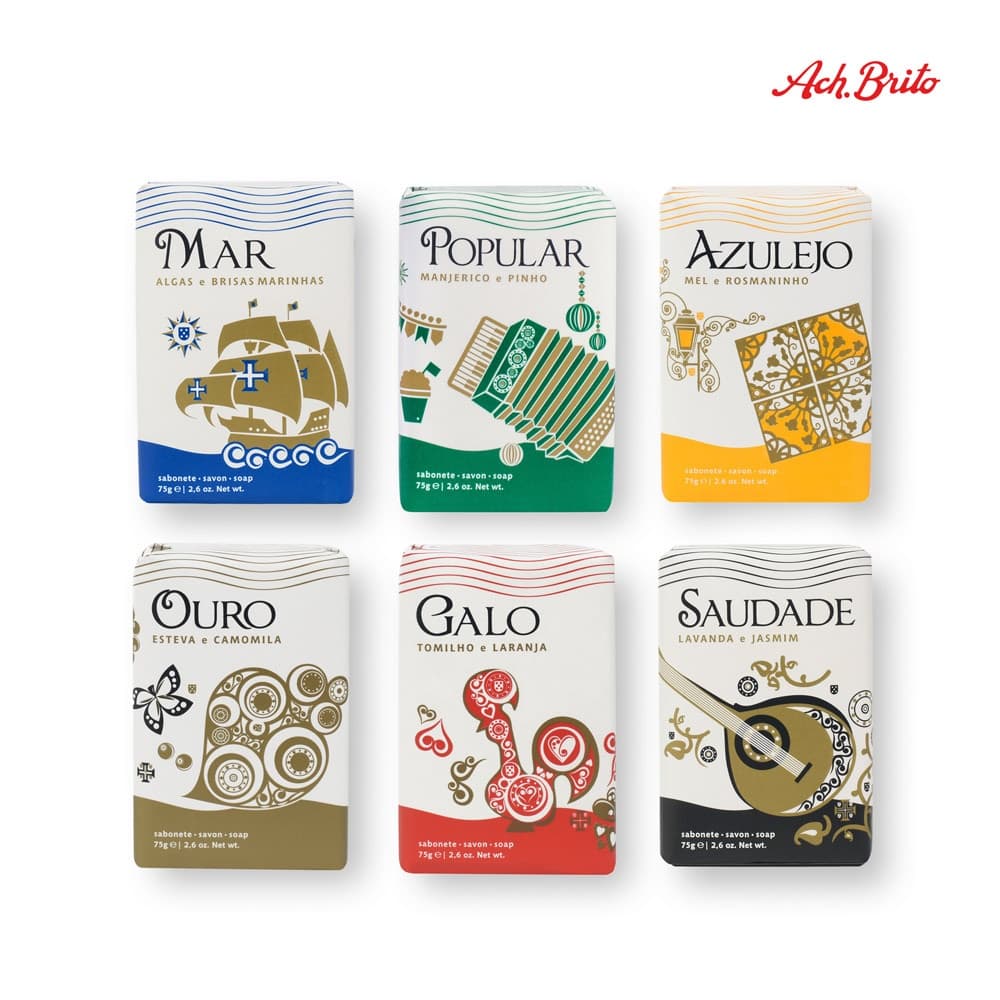 LUSITANOS. Sabonetes com base em sabão vegetal e enriquecidos com óleo de azeitona (75 g)