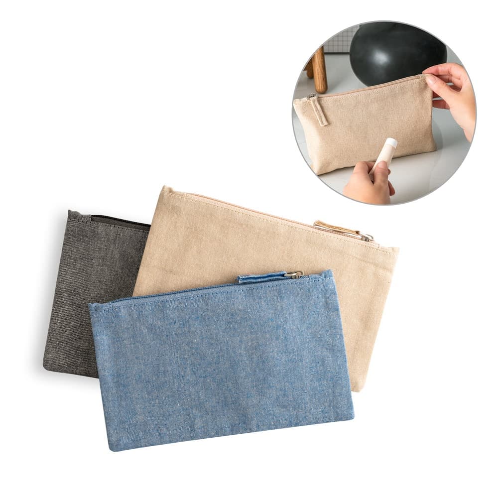 MILLIE. Bolsa multifunções em algodão reciclado (70%) e poliéster (30% rPET) (140 g/m²)