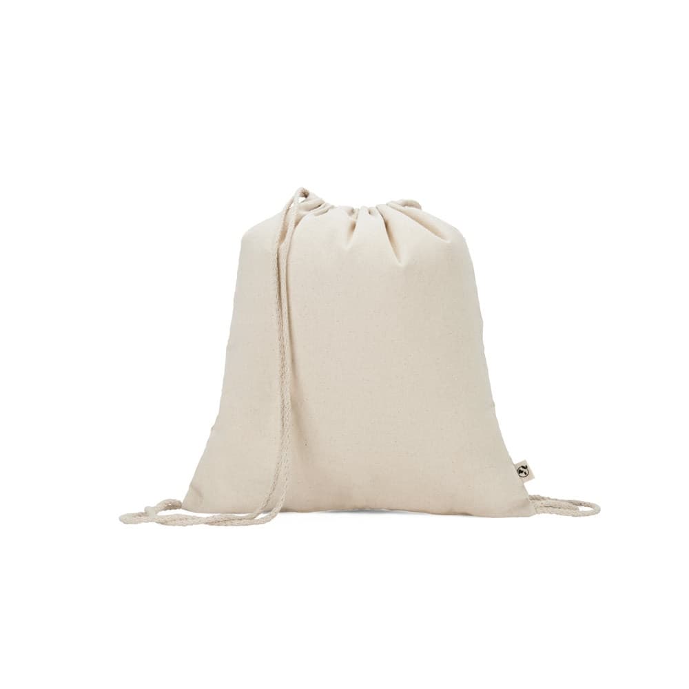 MAIORCA. Saco tipo mochila 100% algodão reciclado (180 g/m²)