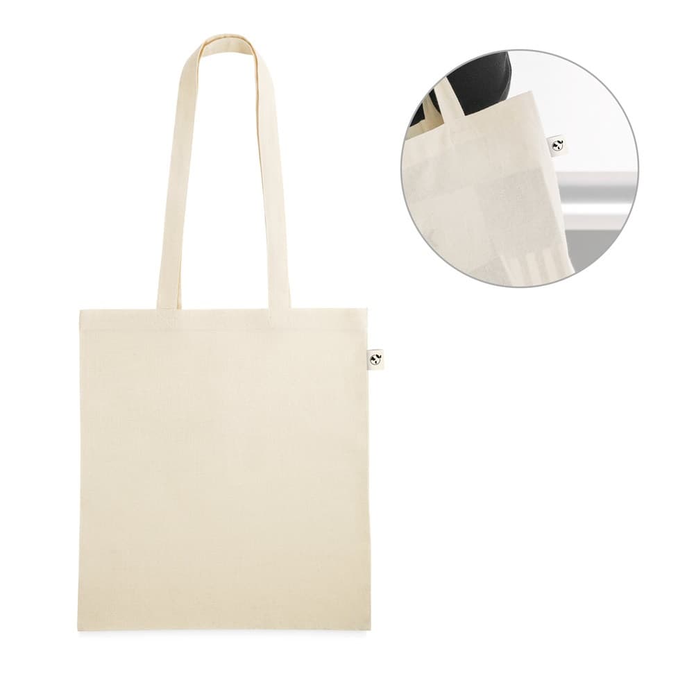 LEON. Saco 100% algodão orgânico (140 g/m²)