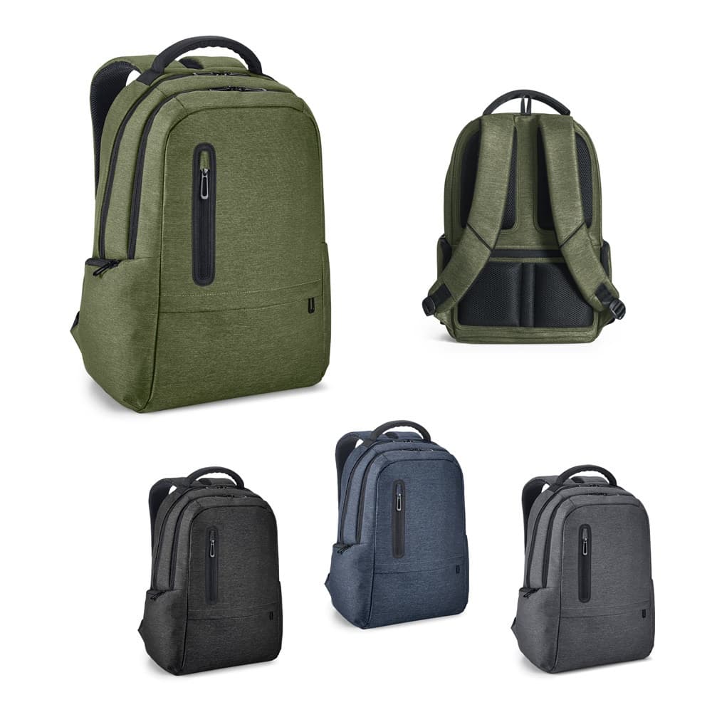 BOSTON. Mochila para portátil 17'' em Nylon 2Tone impermeável
