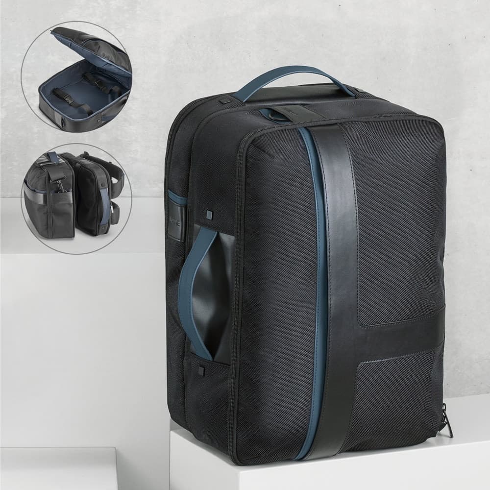 DYNAMIC BACKPACK I. Mochila 2 in 1 portátil 15'6'' em 1680D em poliéster e nylon