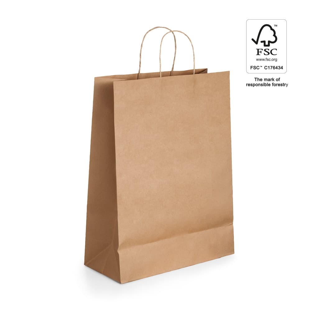 LEIA. Saco em papel kraft (115 g/m²)