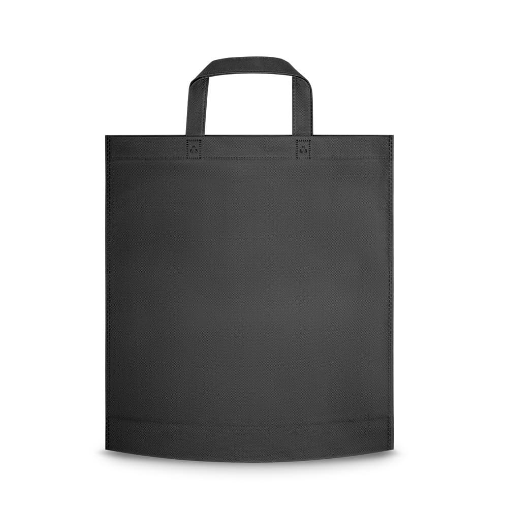 NOTTING. Saco em non-woven (80 g/m²) — Preto