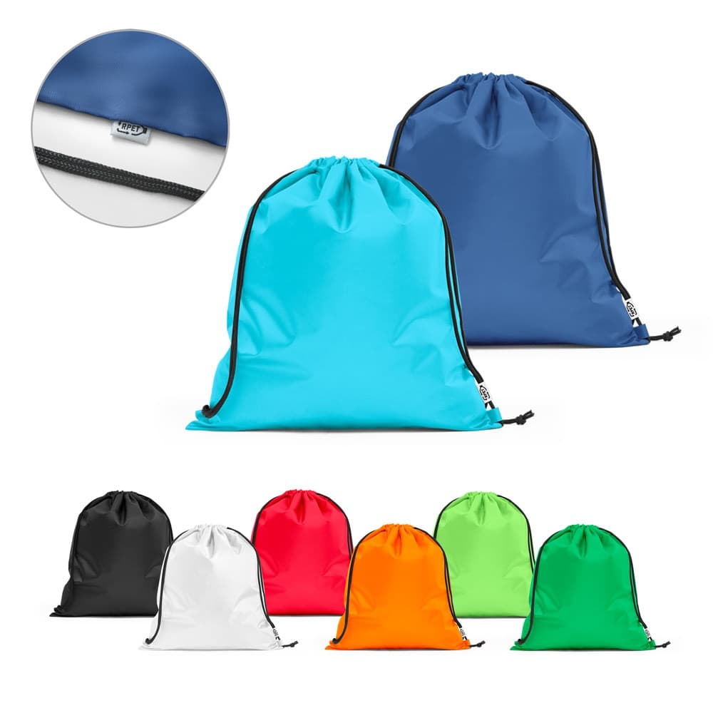 PEMBA. Saco tipo mochila em 190T poliéster reciclado (100% rPET)