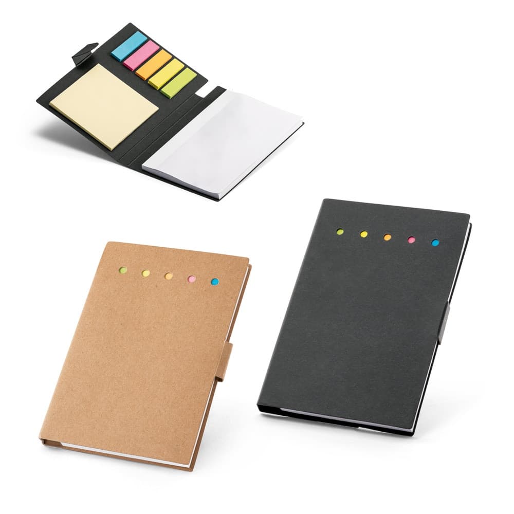 COOPER II. Bloco de notas adesivas com 6 conjuntos