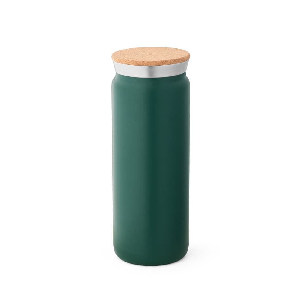 LAVINE 600. Garrafa térmica em aço inoxidável 600 mL — Verde escuro