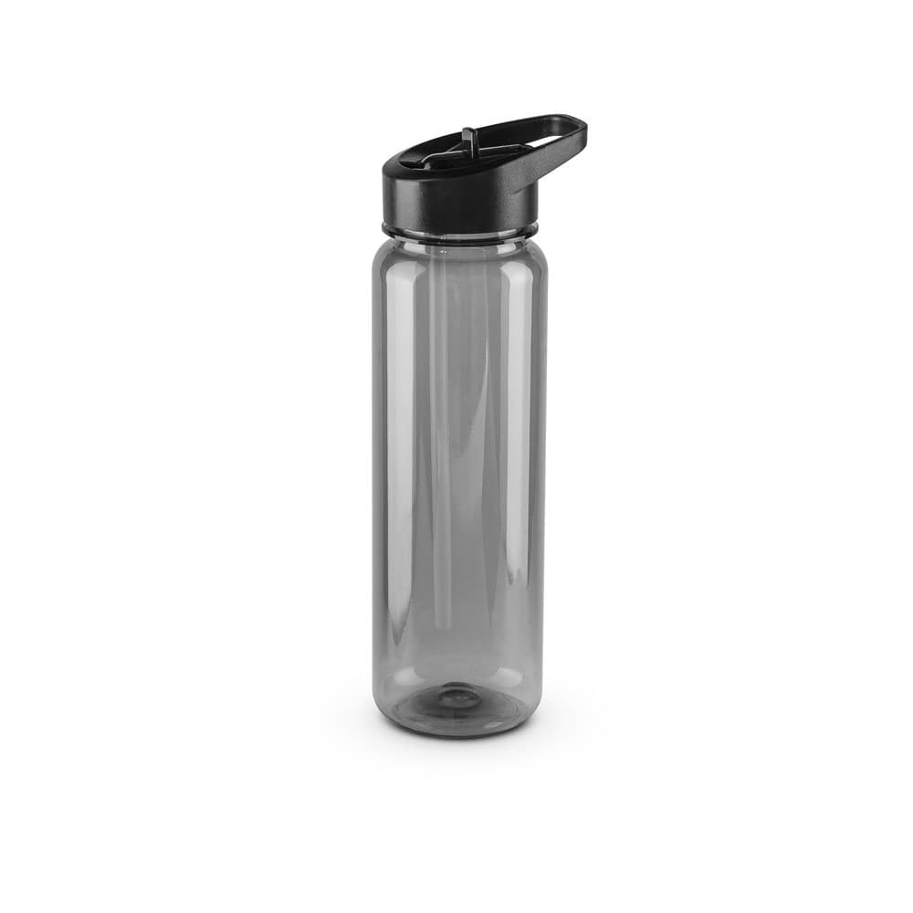 GILMORE. Garrafa de desporto em PET reciclado (100% rPET) com acabamento translúcido brilhante 750 mL — Preto