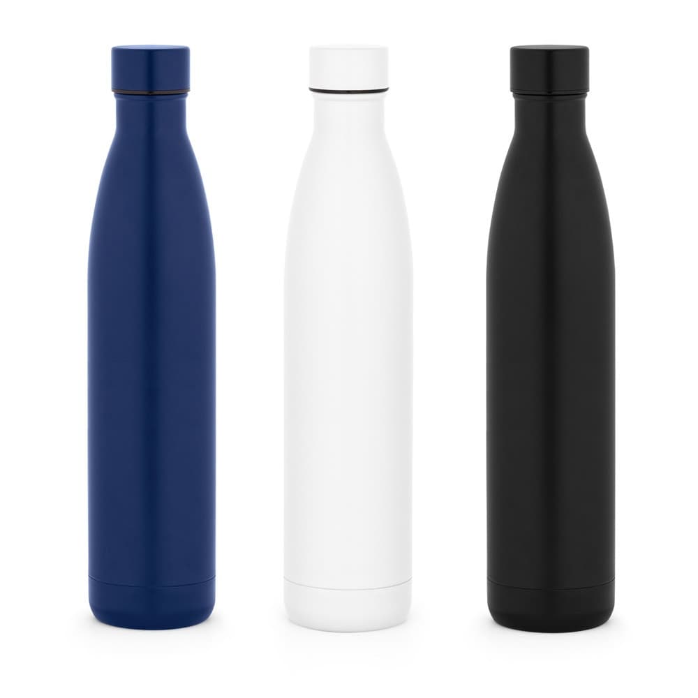RE-BUFFON XL II. Garrafa em aço inoxidável (90% reciclado) de parede dupla 1L