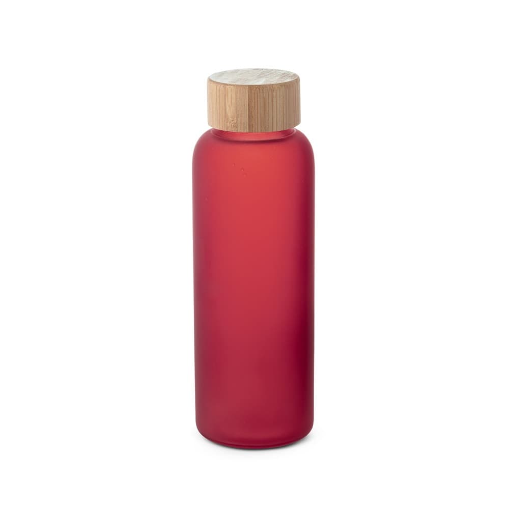 LILLARD. Garrafa em vidro borossilicato em fosco 500 mL — Vermelho