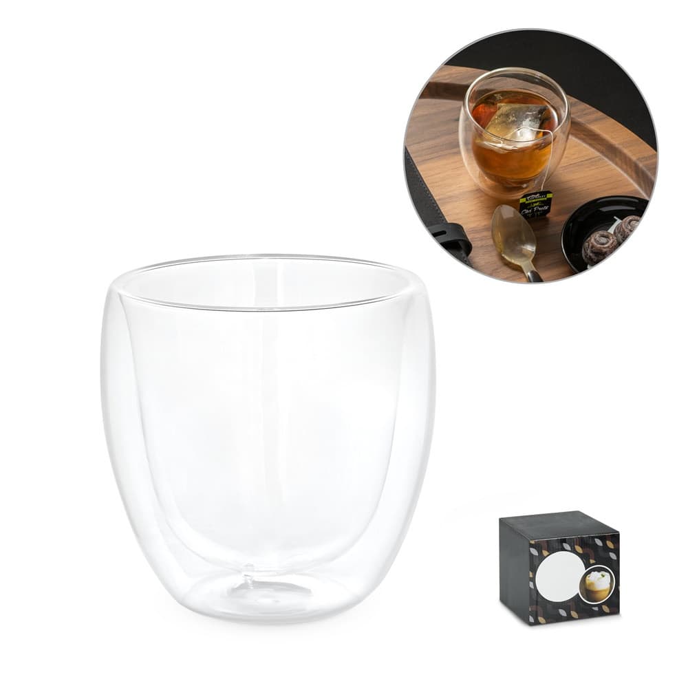 AMERICANO. Copo em vidro borossilicato 220 mL