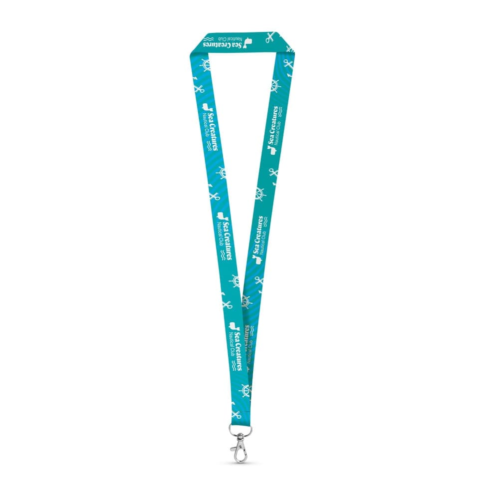 BRIGHTON. SET Lanyard SUBLIMATION Long II (20 mm) com mosquetão de gatilho 20 mm