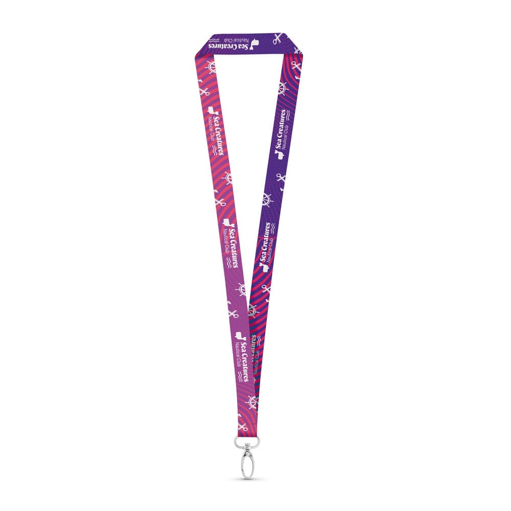 MANILA. SET Lanyard SUBLIMATION Long II (20 mm) com Mosquetão oval 20 mm