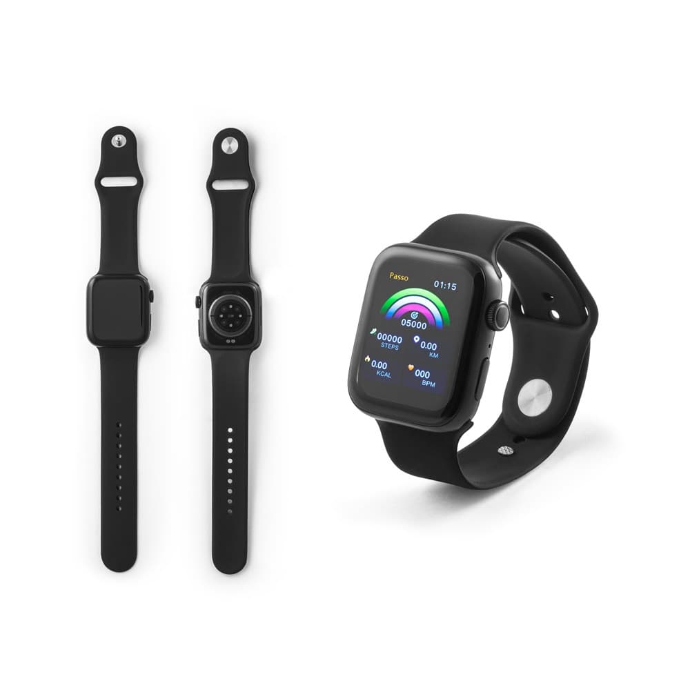 WILES. Smartwatch com ecrã 1.85", IPX4, 3 dias de autonomia e bracelete em Silicone