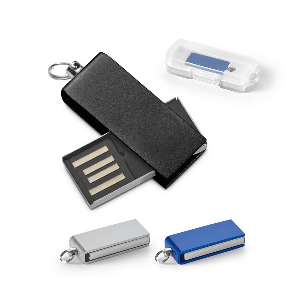 SIMON 8GB. Pen Drive UDP mini com 8GB em alumínio