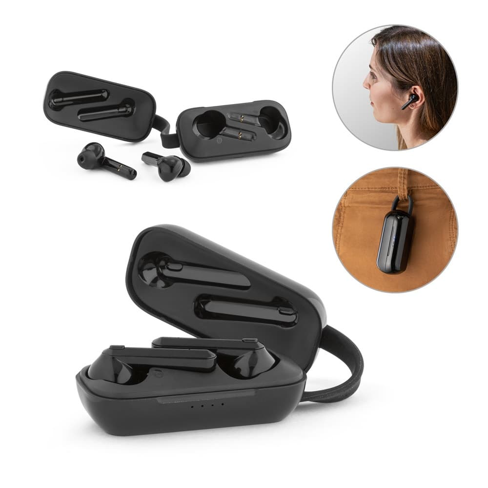 BOSON. Auriculares sem fios com 3h de autonomia em ABS reciclado (100% rABS)