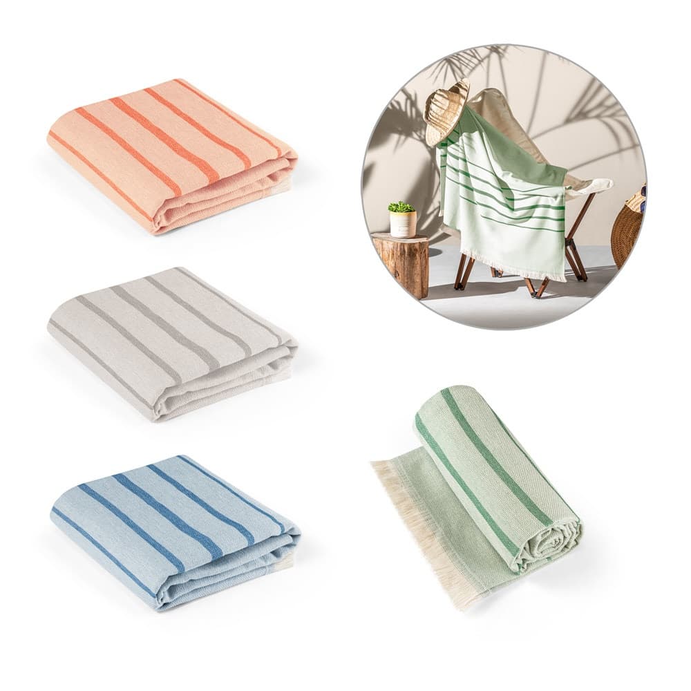 CAPLAN. Toalha multifunções (260 g/m²) em algodão (90%) e algodão reciclado (10%)