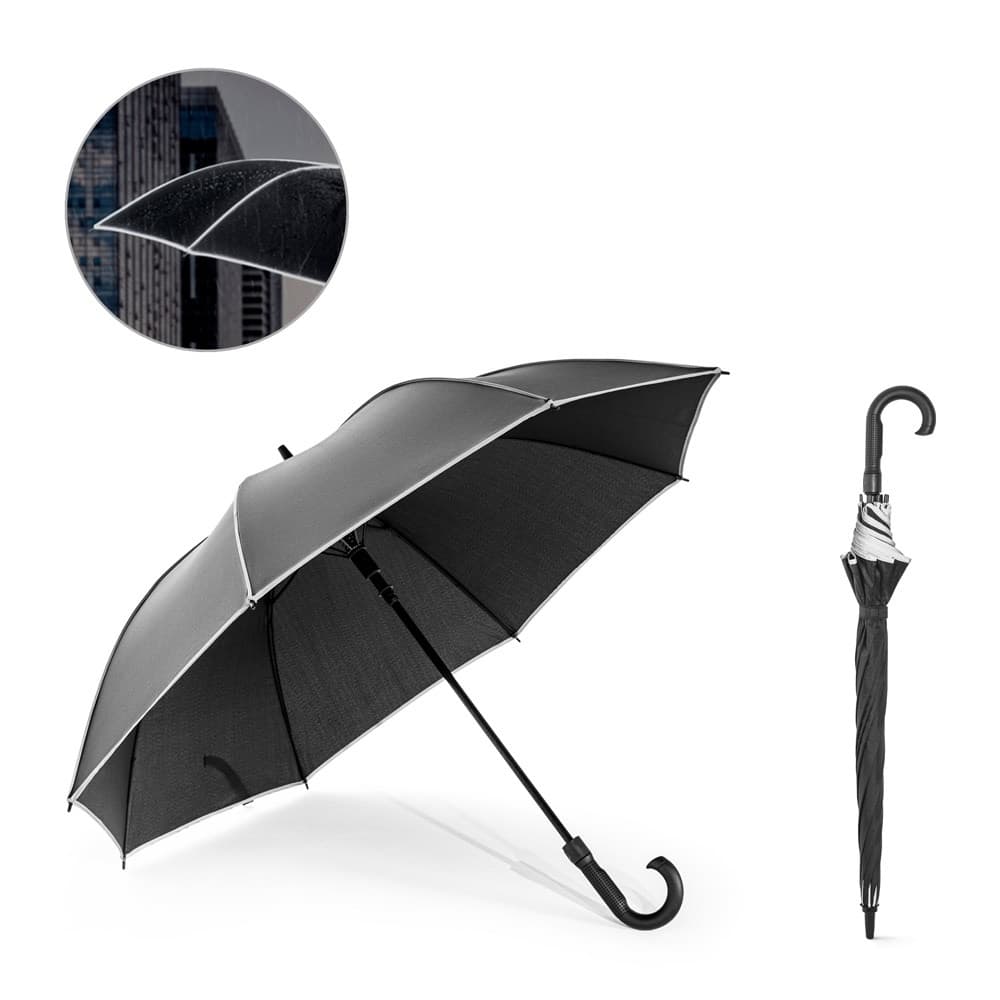 FINNLEY. Guarda-chuva de 27" em poliéster reciclado (100% rPET) pongee 190T à prova de vento