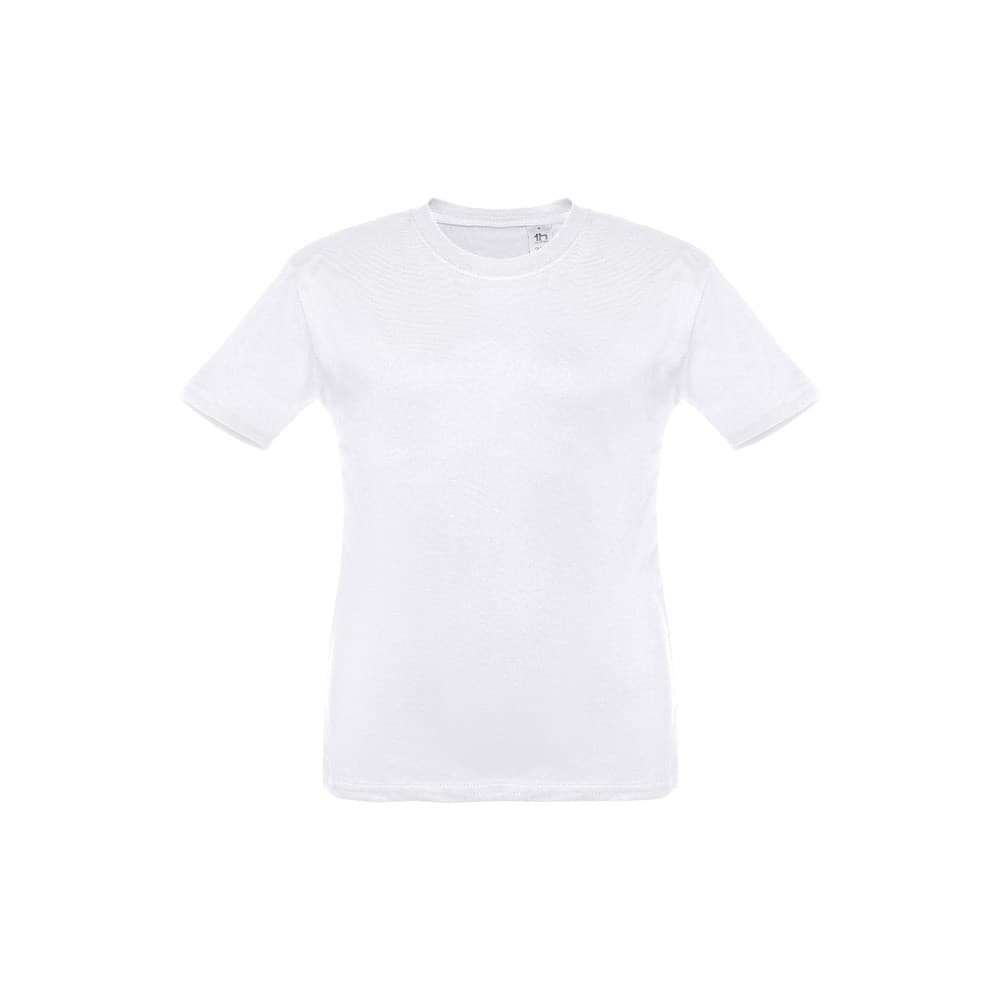 THC QUITO WH. T-shirt para criança (unissexo) em algodão — Branco