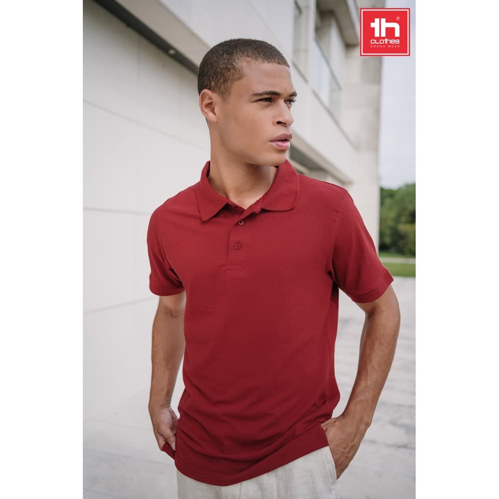 THC BERLIN. Polo de manga curta para homem