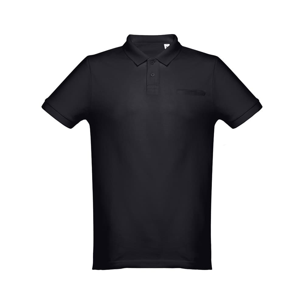 THC DHAKA. Polo para homem — Preto