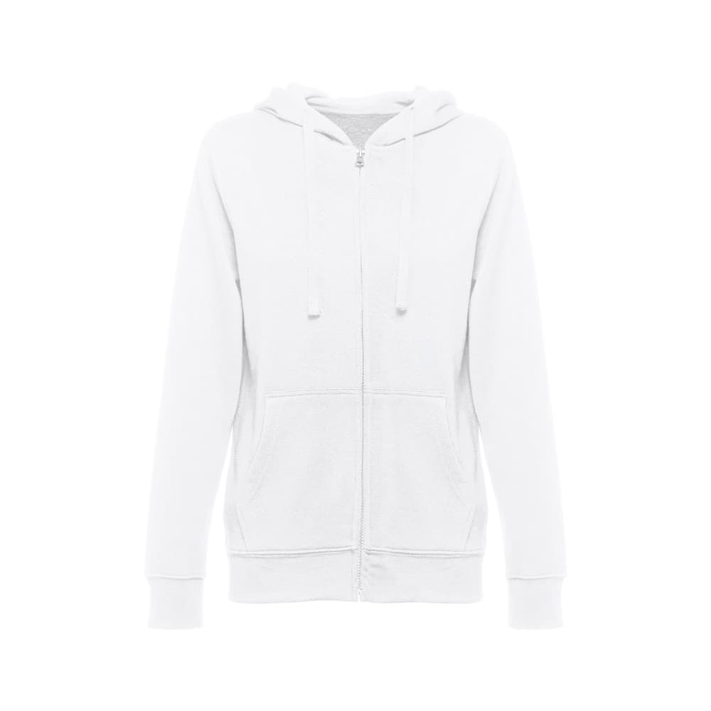 THC AMSTERDAM WOMEN WH. Sweatshirt para senhora, com fecho e capuz — Branco