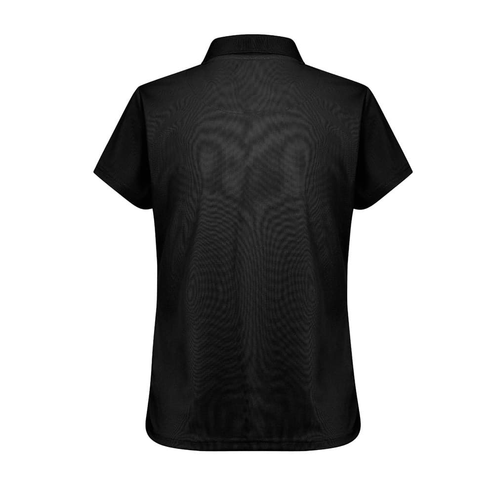 THC DYNAMIC WOMEN. Polo técnico para mulher — Preto