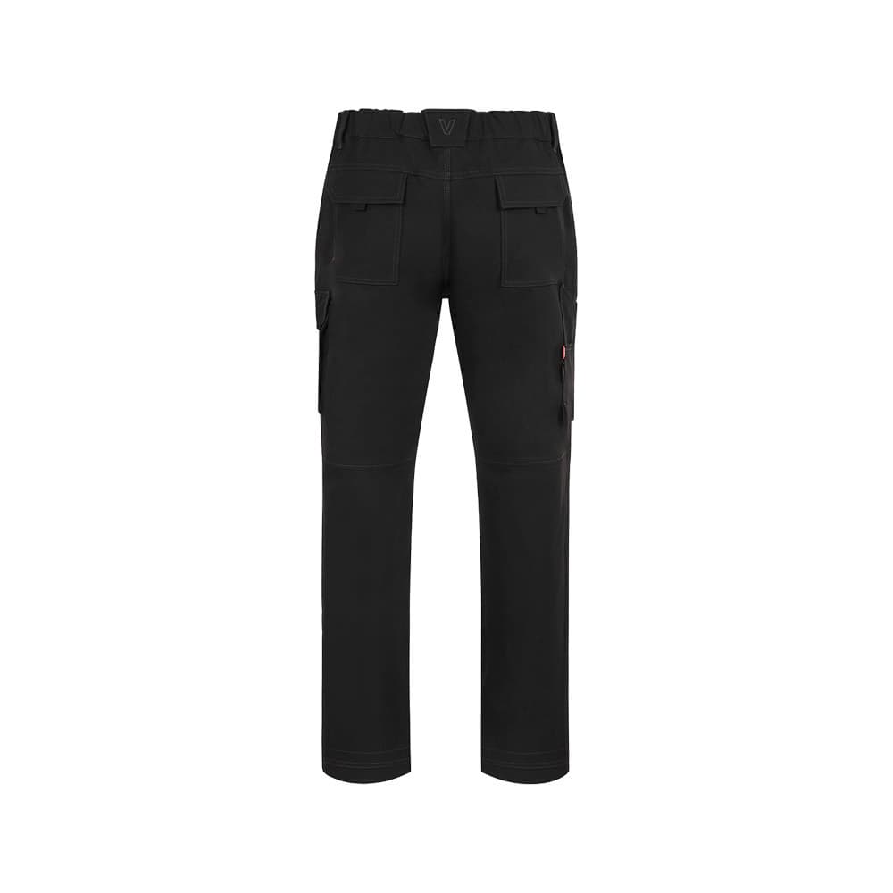 VL NYMPHS. Calças 4-Xtreme em sarja (280 g/m²) em elastomultiéster EME (100%) — Preto