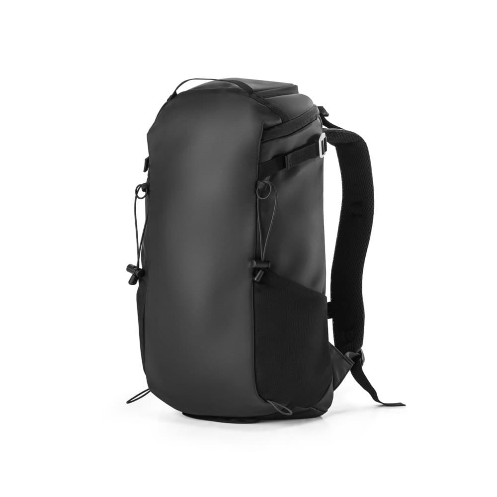 ALASCA. Mochila Hiking com revestimento à prova de água — Preto