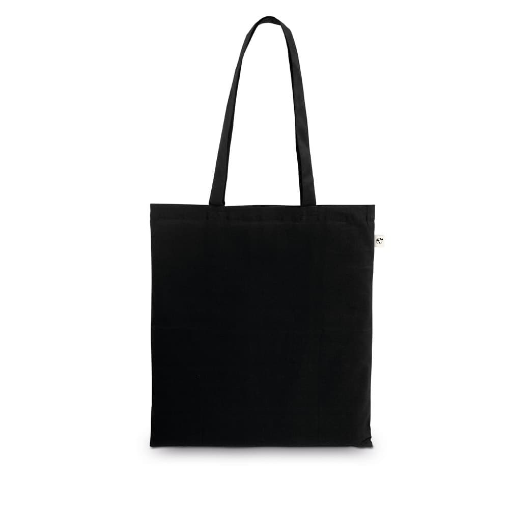 MADEIRA. Saco 100% algodão orgânico (140 g/m²) — Preto