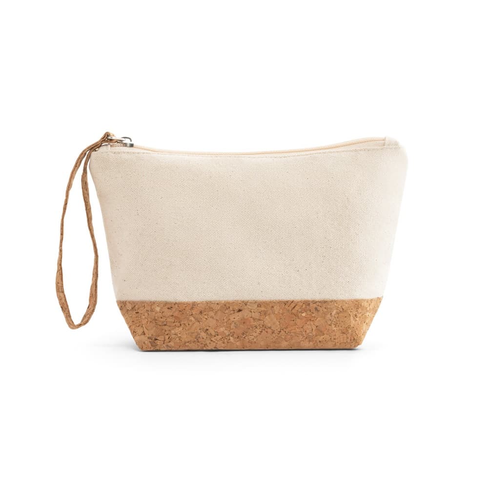 BLANCHETT. Necessaire em 100% de algodão e cortiça (280 g/m²) — Natural claro