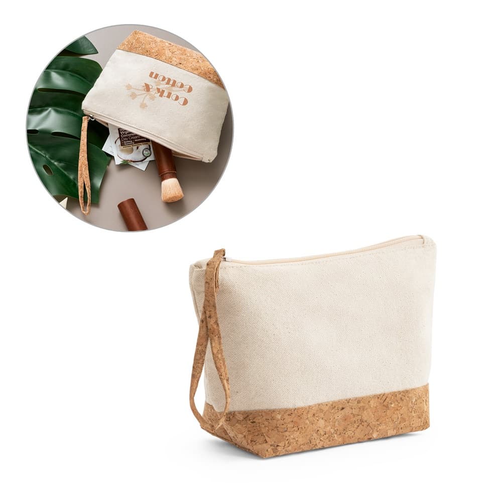 BLANCHETT. Necessaire em 100% de algodão e cortiça (280 g/m²)