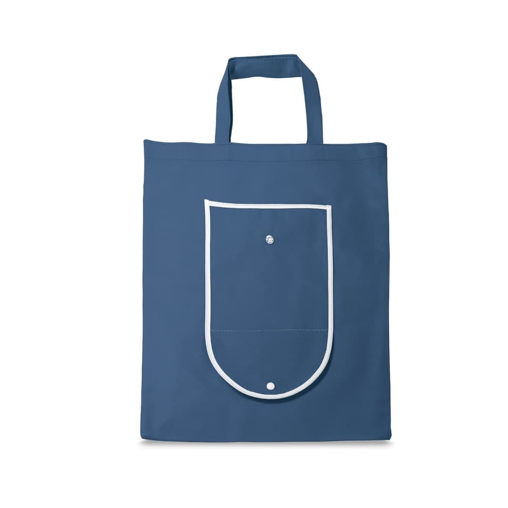 ARLON. Saco dobrável em non-woven (80 g/m²) — Azul