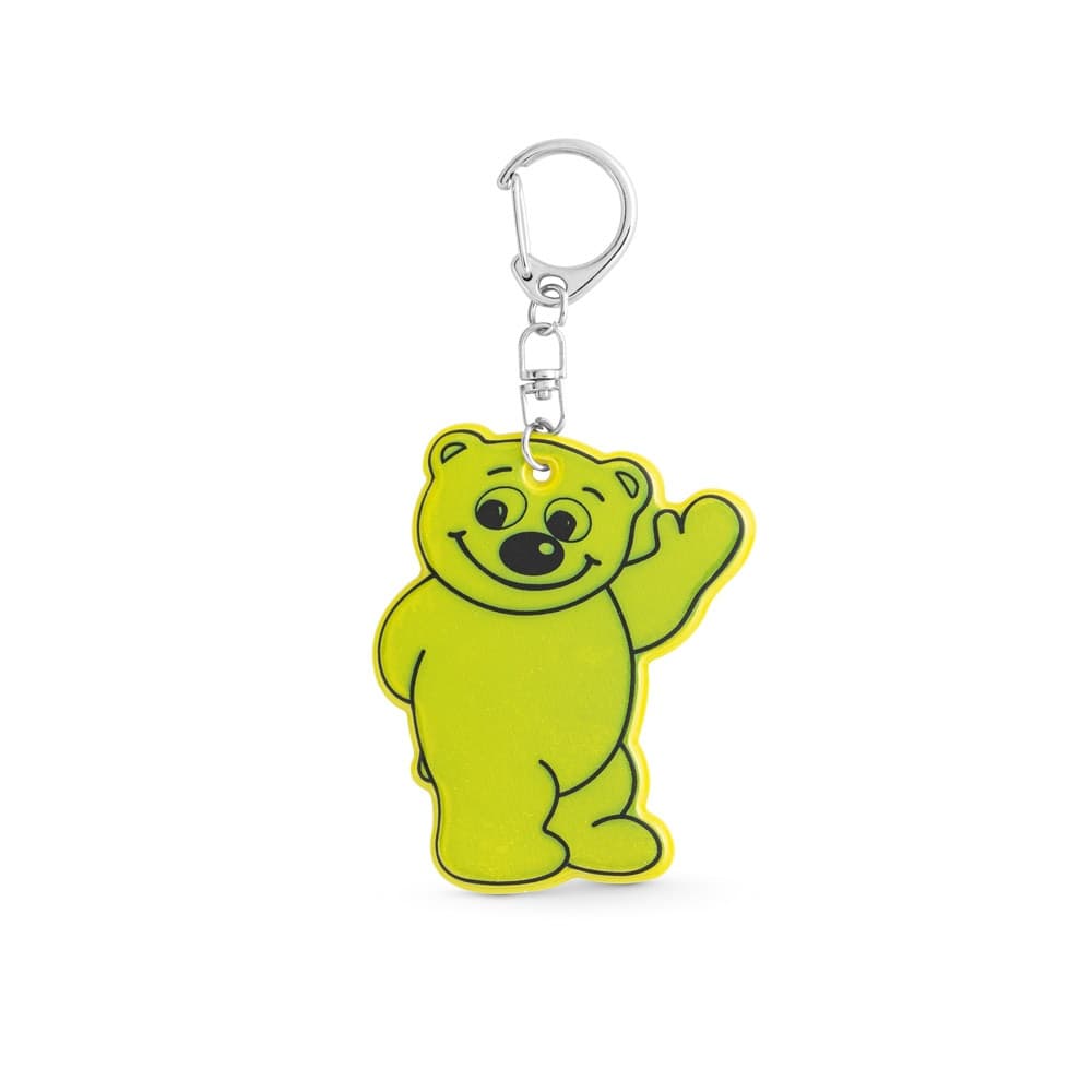 BERRY. Porta-chaves fluorescente — Amarelo