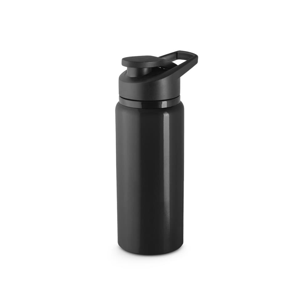 SHAWN. Garrafa de desporto em 100% alumínio reciclado 660 mL — Preto