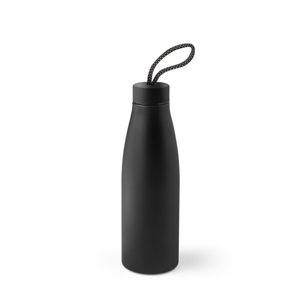 MORGAN. Garrafa em 90% de aço inoxidável reciclado 710 mL — Preto