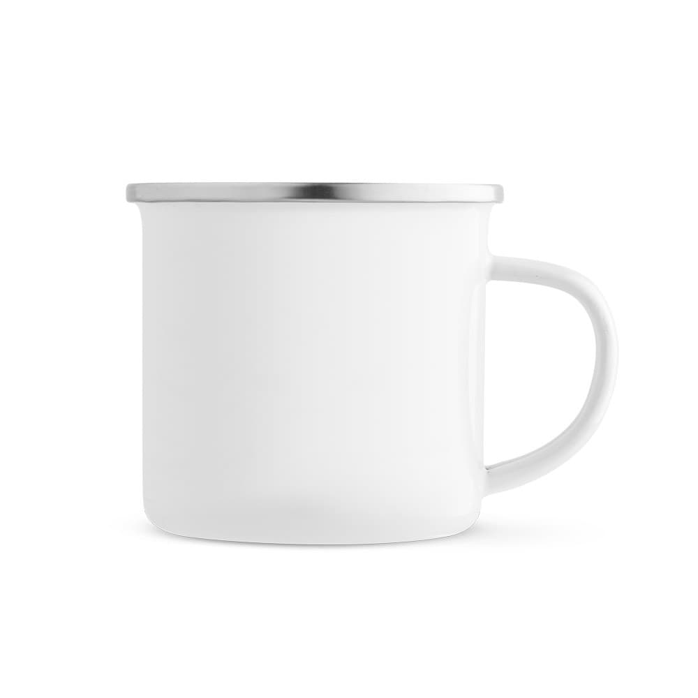 GOTZE SUB. Caneca em esmalte para sublimação 350 mL — Branco