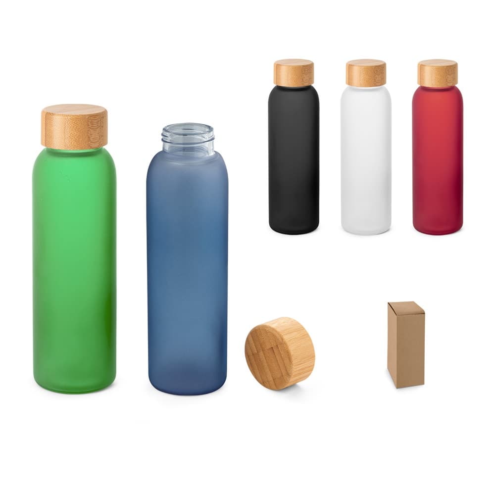 LILLARD GLASS. Garrafa em vidro fosco 520 mL