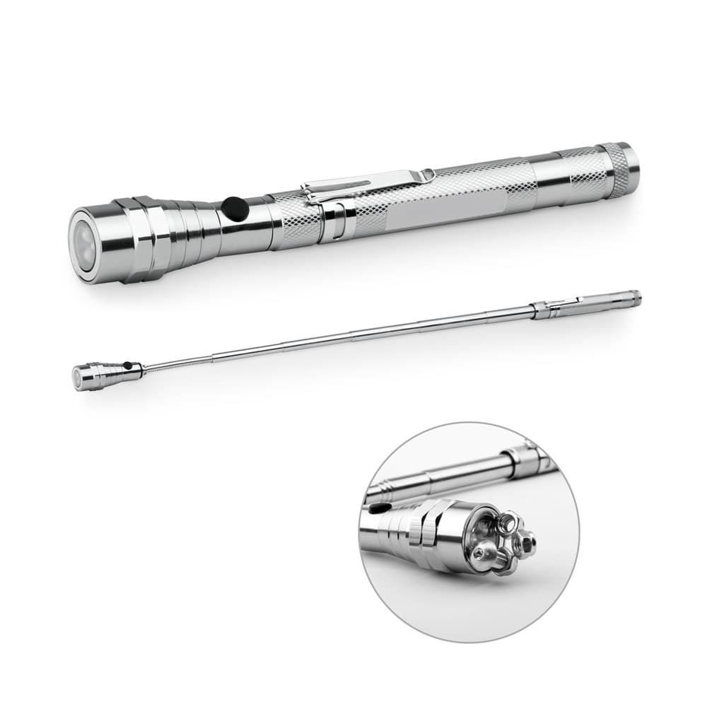 NOBEND. Lanterna LED extensível em metal