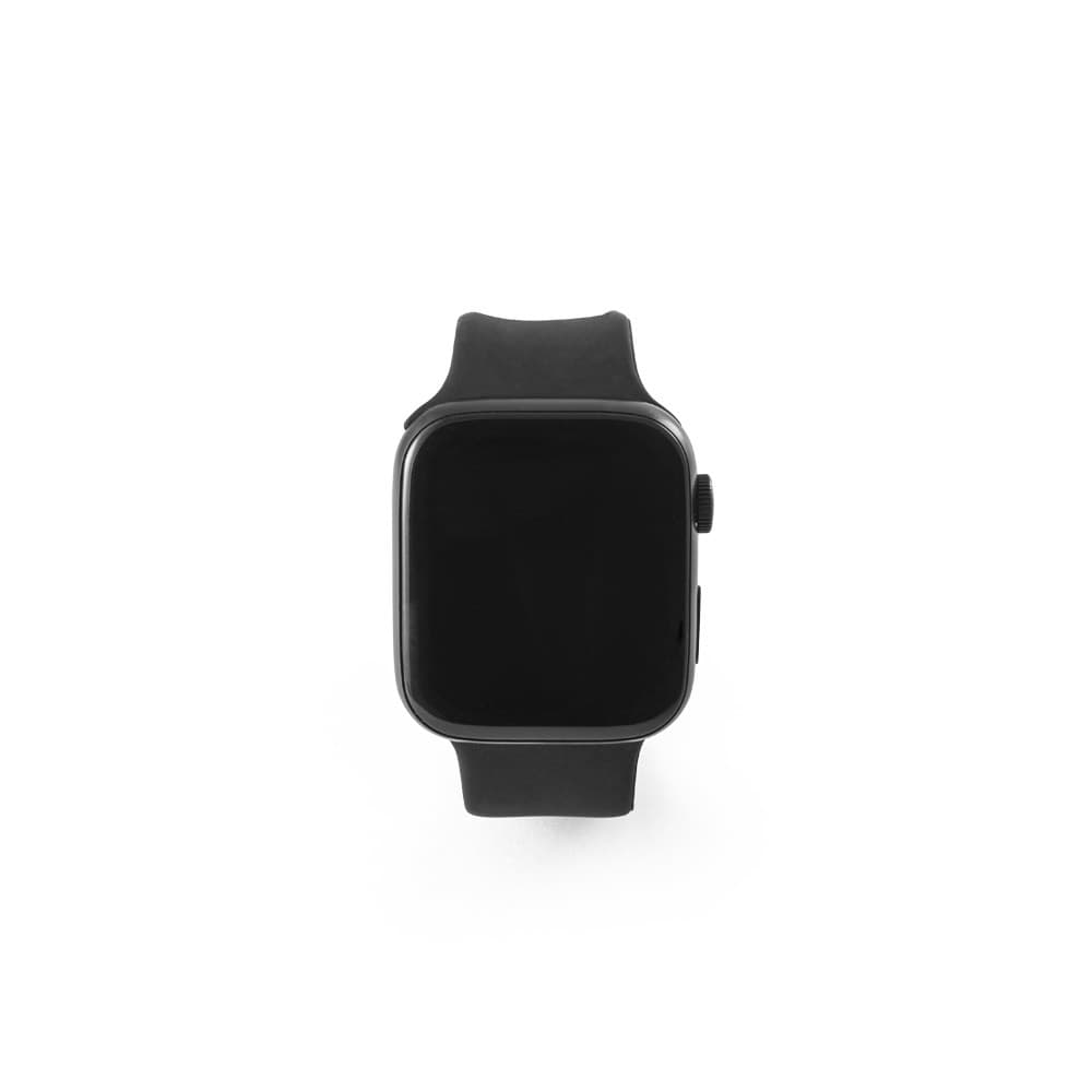 WILES. Smartwatch com ecrã 1.85", IPX4, 3 dias de autonomia e bracelete em Silicone — Preto