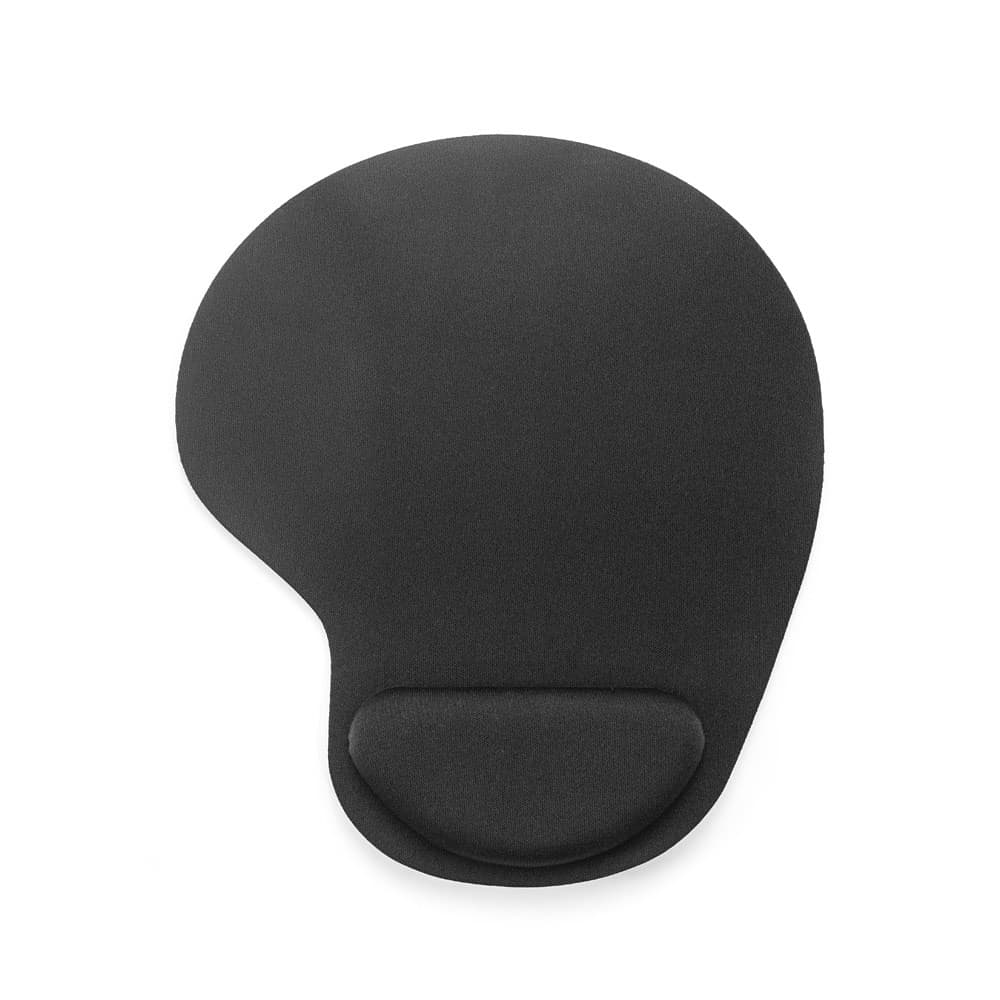 NORBERT. Tapete de rato ergonómico concebido para um uso prolongado — Preto