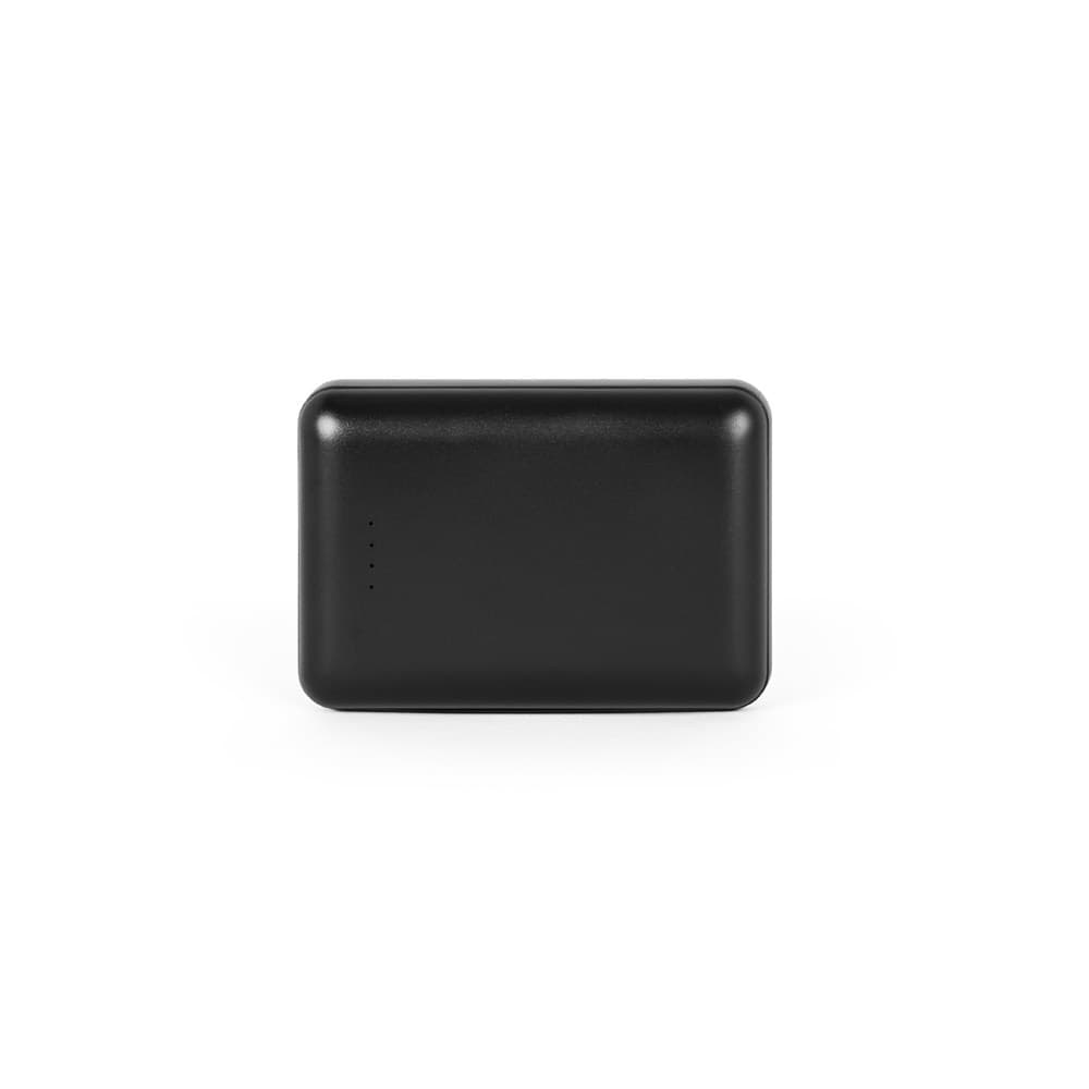 LEAKEY 8. Power bank 8'000 mAh em ABS reciclado (100% rABS) — Preto