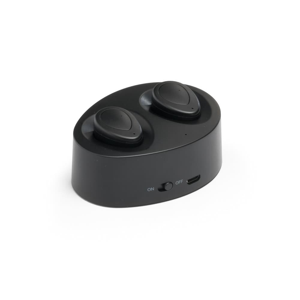 CHARGAFF. Auriculares sem fios em ABS — Preto