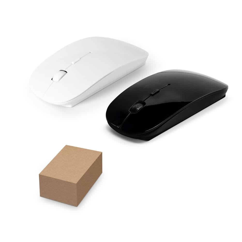 BLACKWELL. Rato sem fios a pilhas em ABS reciclado (100% rABS)