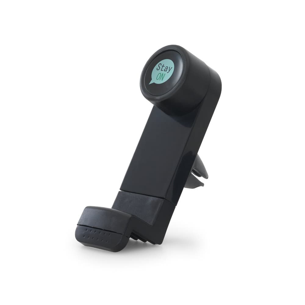 EULER. Suporte de telemóvel para carro em ABS — Preto