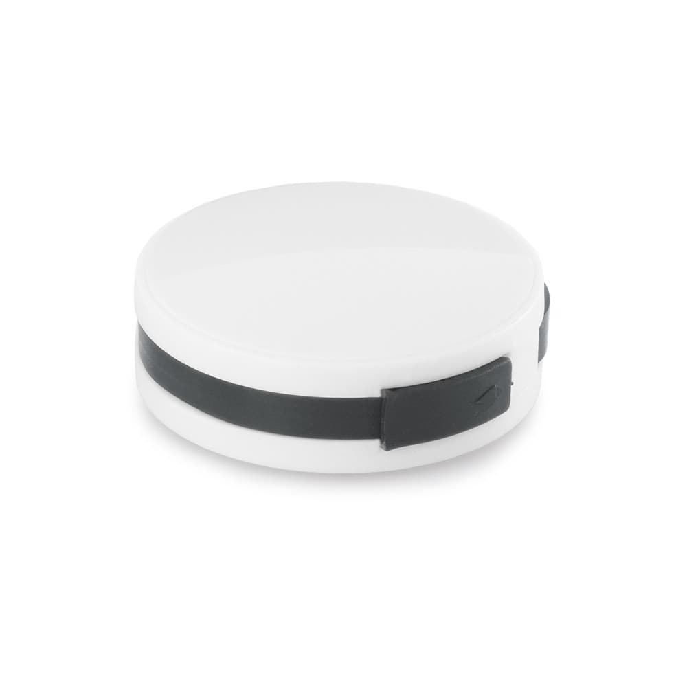 GARDNER. HUB com cabo e 4 portas USB-A em ABS — Preto