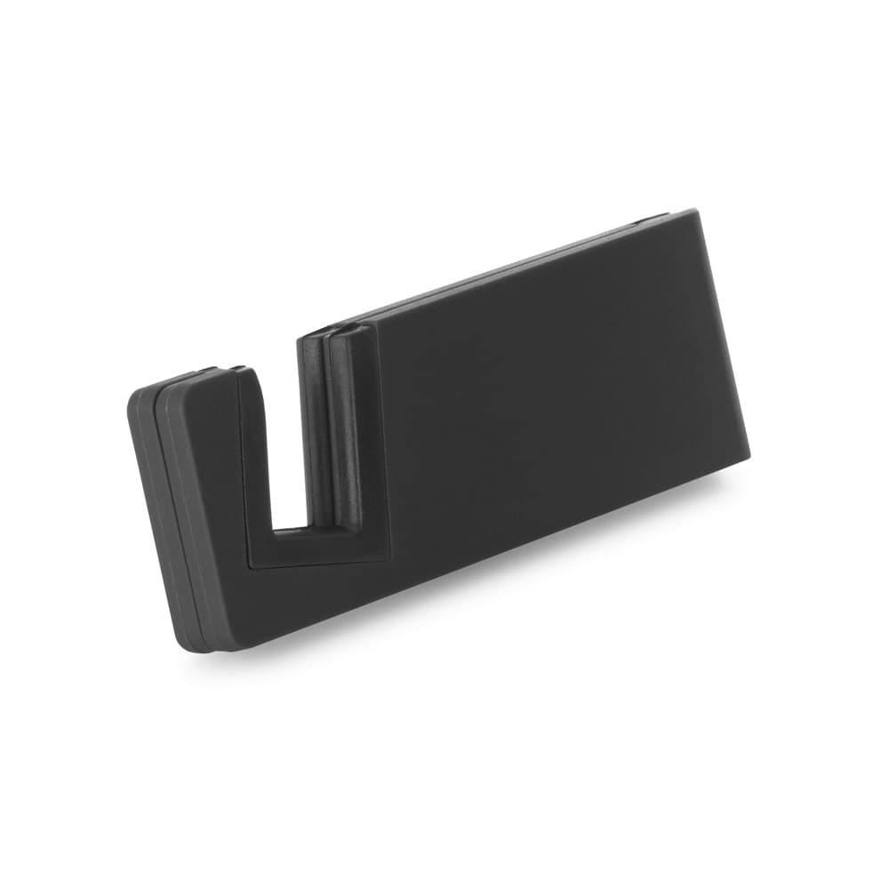 HOOKE. Suporte para telemóvel em ABS e TPR — Preto
